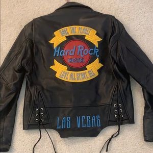 Hard Rock Hotel Leather Jacket Size XS RUNS BIG